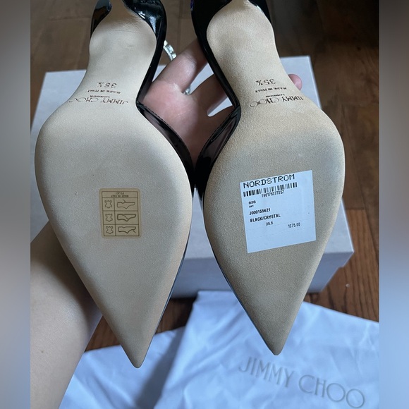 Jimmy Choo Saeda 85 Patent Leather 35.5 - Picture 3 of 5